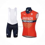 2017 Wind Vest Bahrain Merida Orange And Bib Short