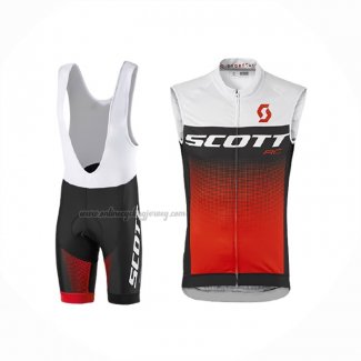 2017 Wind Vest Scott Red And Bib Short