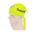 2015 Saxo Bank Tinkoff Scarf Cycling Light Yellow