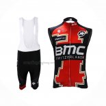 2017 Wind Vest BMC Red And Bib Short