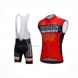 2018 Wind Vest Bahrain Merida Red And Bib Short