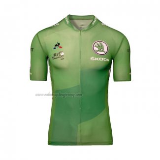 2020 Cycling Jersey Tour De France Green Short Sleeve