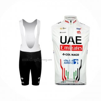 2024 Wind Vest UAE White And Bib Short