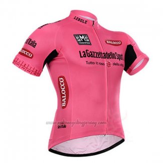 2015 Cycling Jersey Giro D'italy Pink Short Sleeve