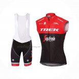 2017 Wind Vest Trek Segafredo Red Black And Bib Short