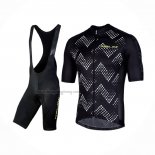 2019 Cycling Jersey Nalini Podio 2.0 Black Short Sleeve And Bib Short