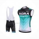 2018 Wind Vest Bora Black Green And Bib Short