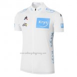 2017 Cycling Jersey Tour De France White Short Sleeve