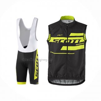 2017 Wind Vest Scott Black And Bib Short