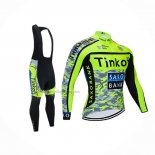 2021 Cycling Jersey Tinkoff Yellow Long Sleeve And Bib Short