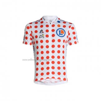 2021 Cycling Jersey Tour De France Red White Short Sleeve