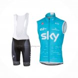 2017 Wind Vest Sky Sky Blue And Bib Short