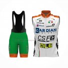 2017 Wind Vest Csf White Orange And Bib Short