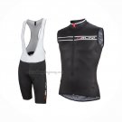 2016 Wind Vest Nalini Black White And Bib Short