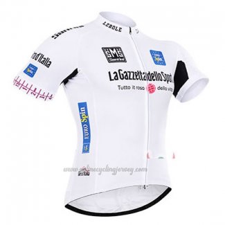 2015 Cycling Jersey Giro D'italy White Short Sleeve