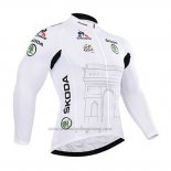 2015 Cycling Jersey Tour De France White Long Sleeve