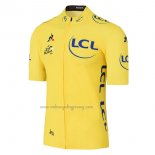 2017 Cycling Jersey Tour De France Yellow Short Sleeve