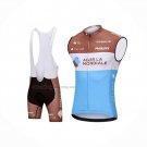 2018 Wind Vest Ag2rla Sky Blue And Bib Short