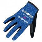 2022 Deceuninck Quick Step Full Finger Gloves Cycling Blue