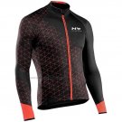 Cycling Jersey Northwave Red Black Long Sleeve