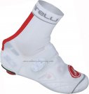 2014 Castelli Shoes Cover Cycling White Red