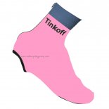 2016 Saxo Bank Tinkoff Shoes Cover Cycling Pink Gray