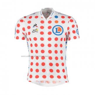 2019 Cycling Jersey Tour De France White Red Short Sleeve