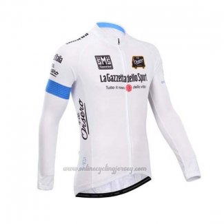 2014 Cycling Jersey Giro D'italy White Long Sleeve