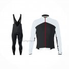 2021 Cycling Jersey Mavic White Long Sleeve And Bib Short