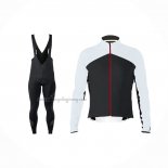 2021 Cycling Jersey Mavic White Long Sleeve And Bib Short