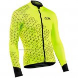 Cycling Jersey Northwave Yellow Long Sleeve