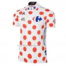 2017 Cycling Jersey Tour De France White Red Short Sleeve