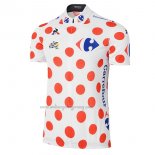 2017 Cycling Jersey Tour De France White Red Short Sleeve