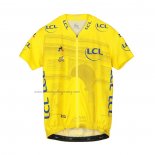 2019 Cycling Jersey Tour De France Yellow Short Sleeve