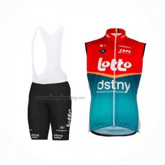 2024 Wind Vest Lotto Dstny Red Blue And Bib Short