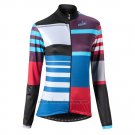 2016 Cycling Jersey Women Nalini Black Red Long Sleeve