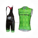 2016 Wind Vest Cannondale Green Black And Bib Short