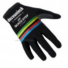 2021 Deceuninck Quick Step Full Finger Gloves Cycling Black