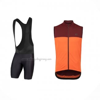 2021 Wind Vest Pearl Izumi Orange And Bib Short